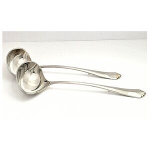 Large Silver-Plated Serving Ladle – Heavy Duty / Catering-Ready (2 available)